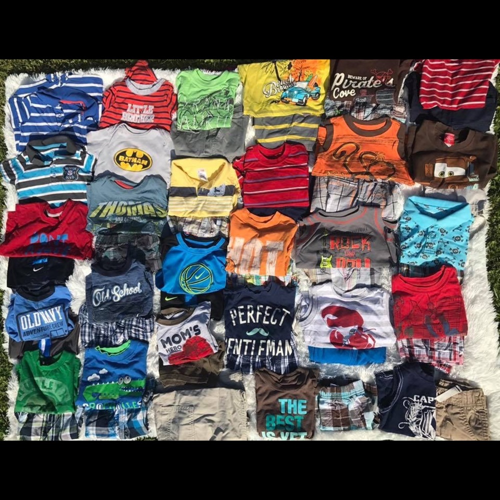 Name brand boys clothes 18-24 mo & 2t
